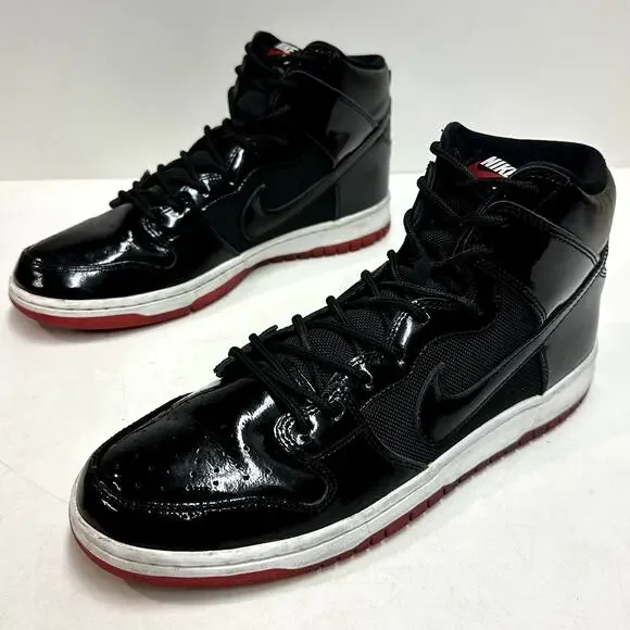 VERY GOOD Nike SB Nike SB Dunk High Bred "Rivals Pack" Basketball Men's 12 - Picture 5 of 13